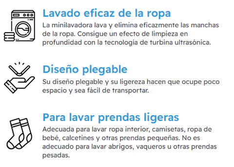 ¡NOVEDOSA MINI LAVADORA PLEGABLE!