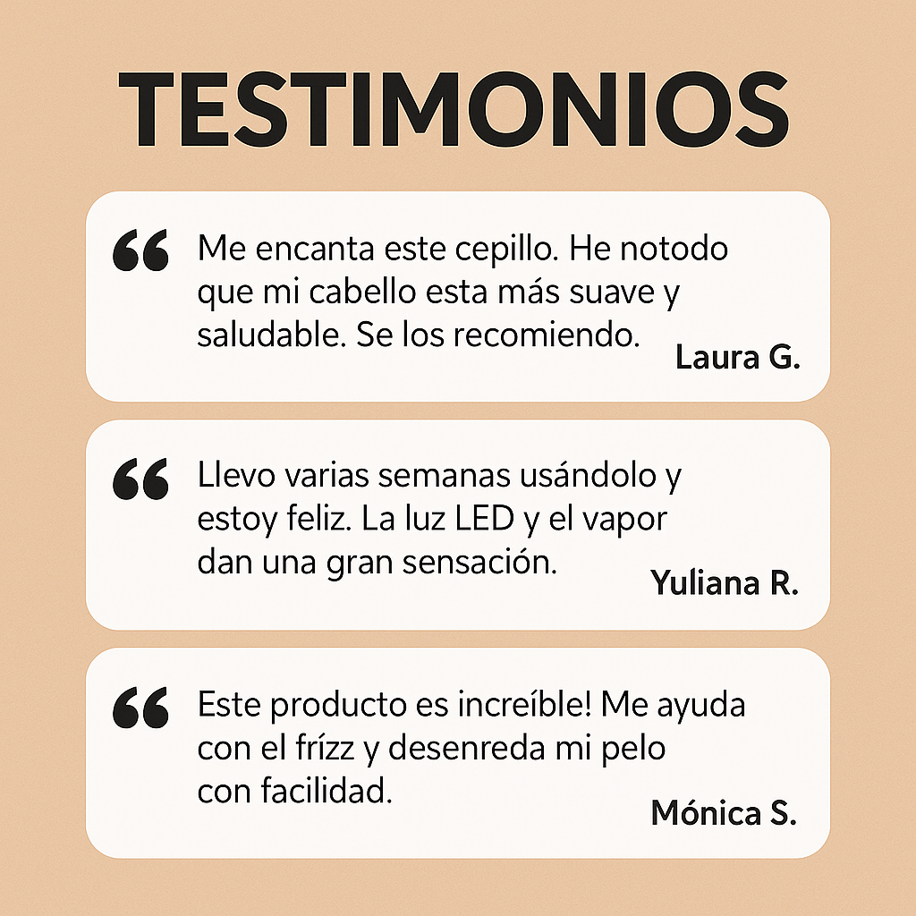Cepillo Capilar LumiHair Reparación Pro