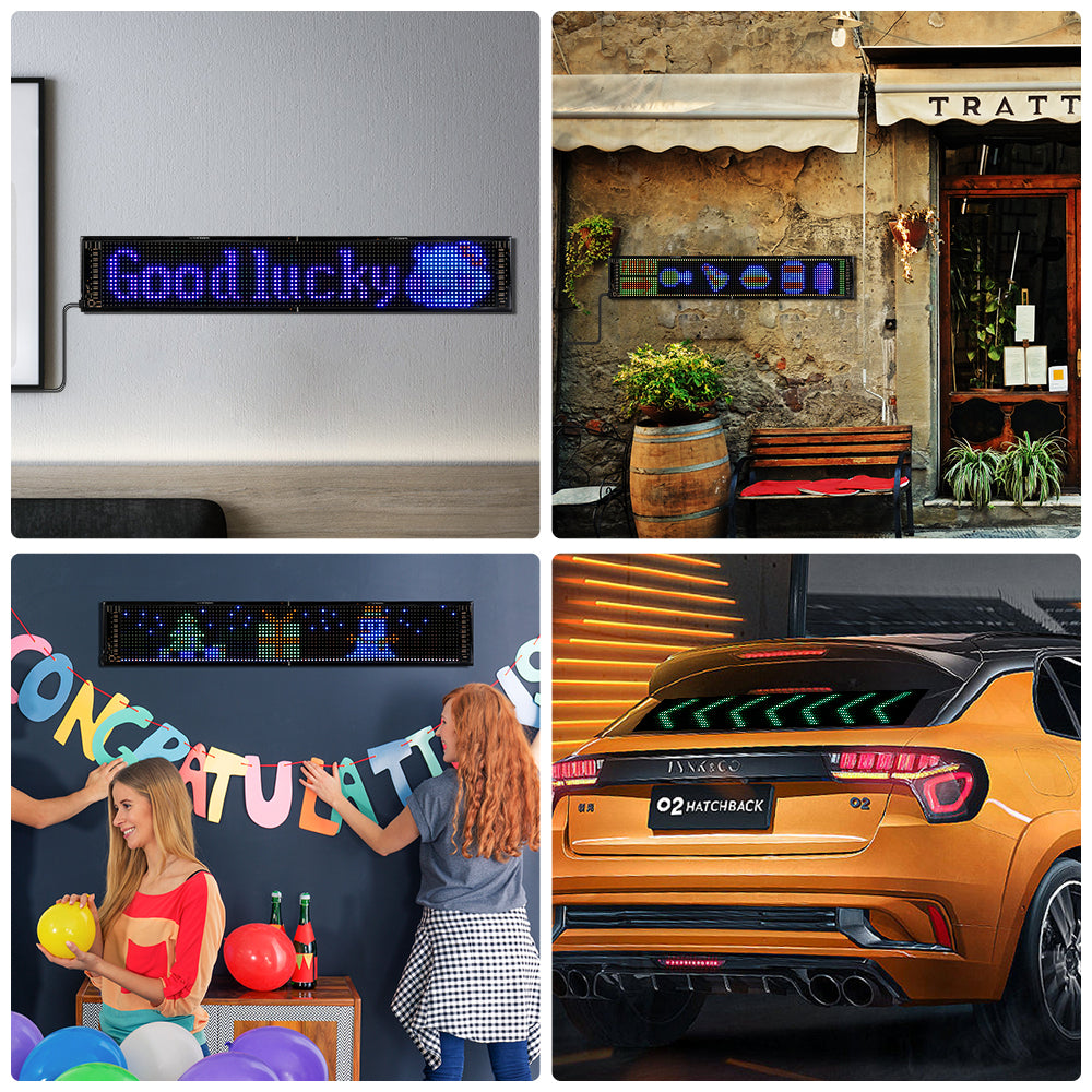 Pantalla Panel LED Multifuncional Para Camión Y Auto