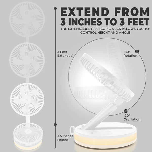 Ventilador que cabe en tu bolso