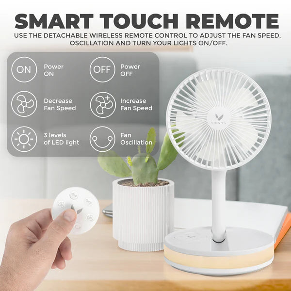 Ventilador que cabe en tu bolso