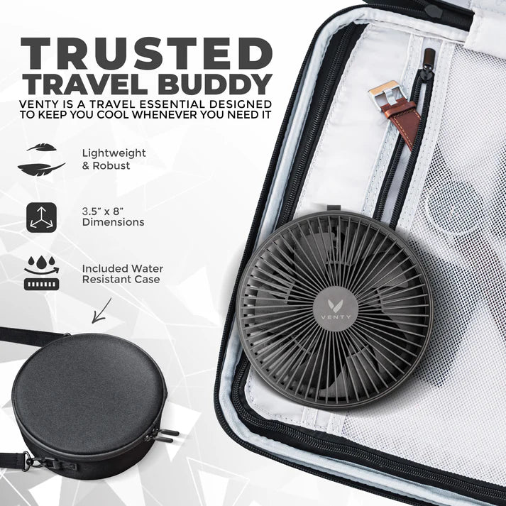 Ventilador que cabe en tu bolso