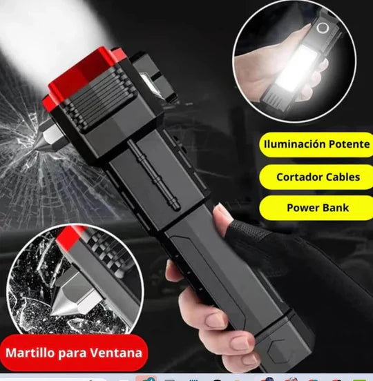 Linterna Indestructible 5 en 1 - ULTRA POTENTE