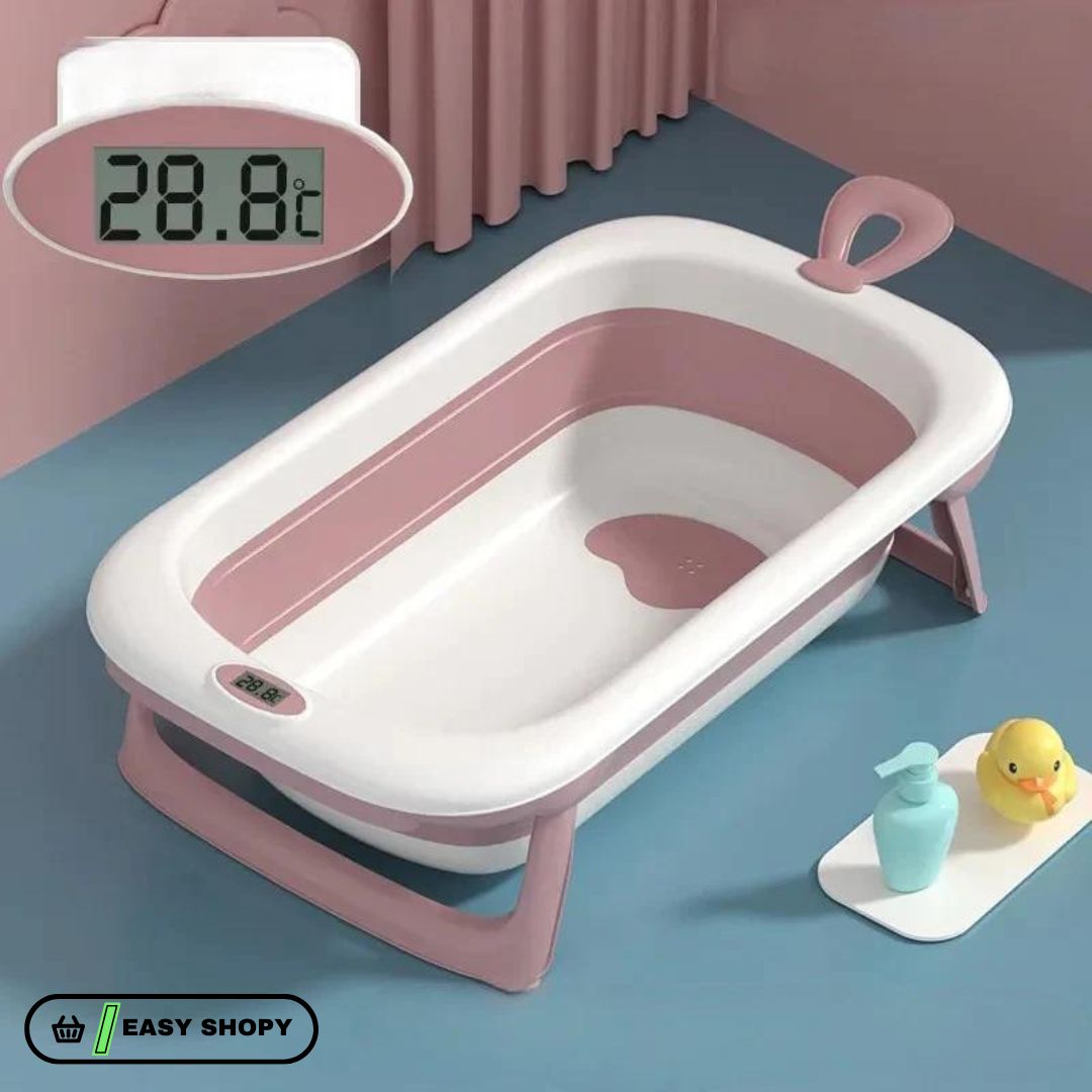 ¡NOVEDOSA TINA BAÑERA BEBES PLEGABLE INTELIGENTE!👶🛁🧼