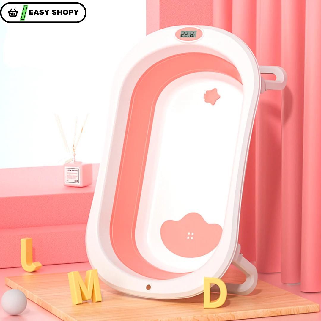 ¡NOVEDOSA TINA BAÑERA BEBES PLEGABLE INTELIGENTE!👶🛁🧼