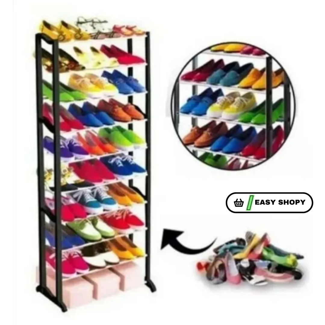 👞🥿ZAPARATERO ORGANIZADOR 10 NIVELES-30PARES🥾👠