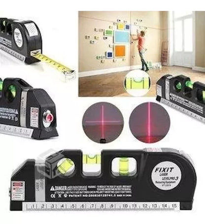 METRO LASER DIGITAL CON NIVELADOR