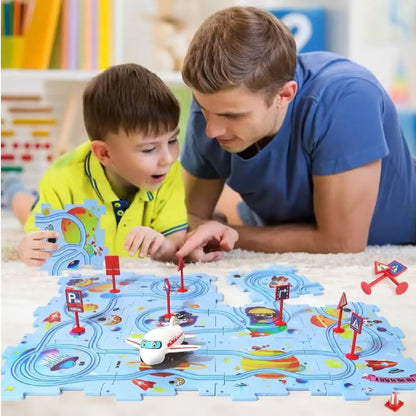 Pista de coches para niños PuzzleRacer