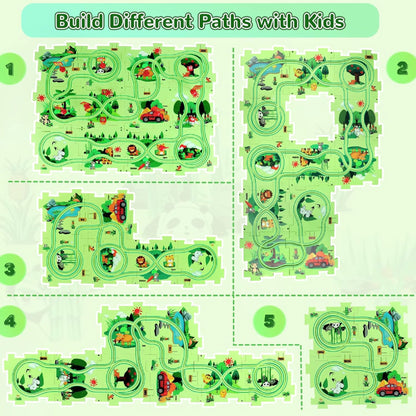 Pista de coches para niños PuzzleRacer