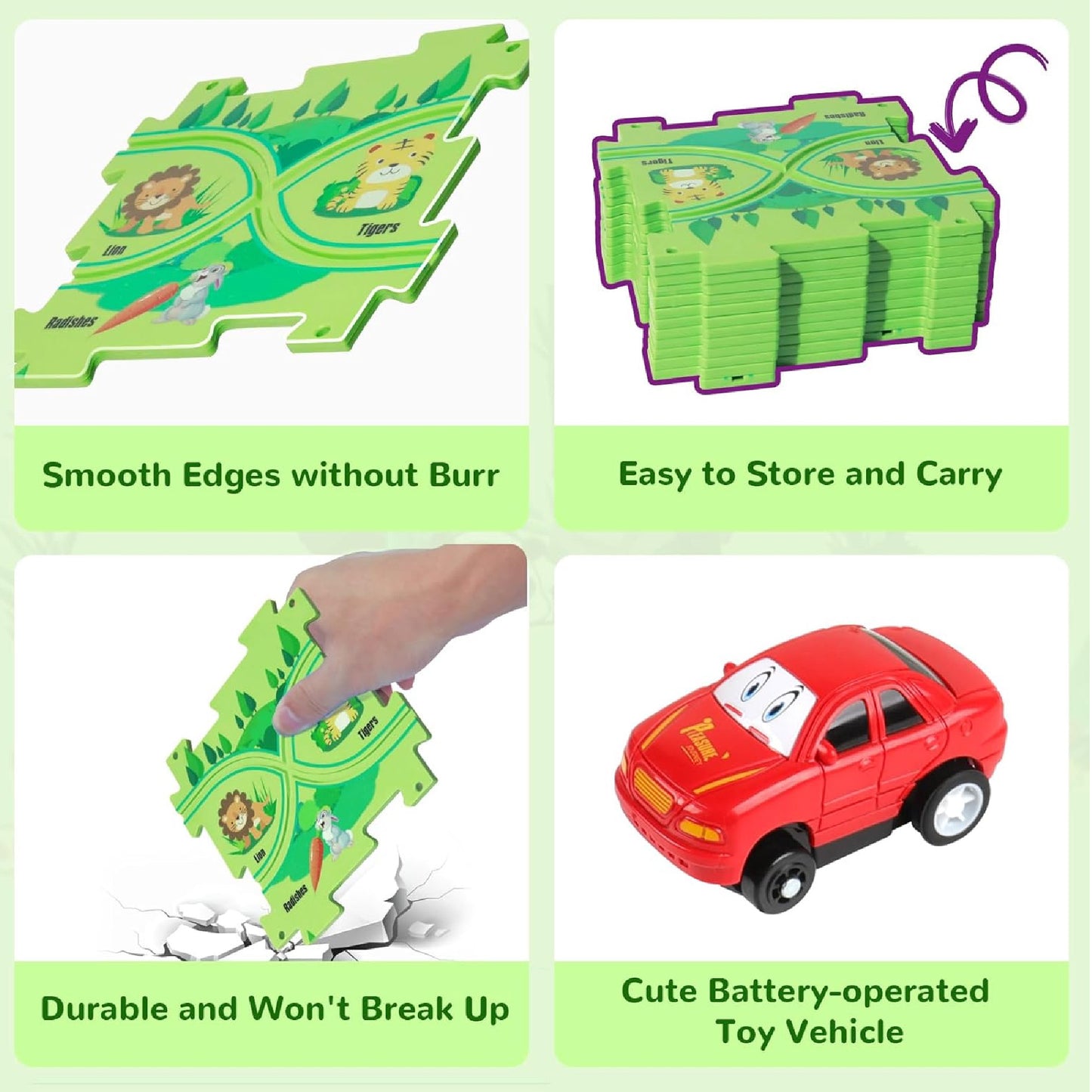 Pista de coches para niños PuzzleRacer