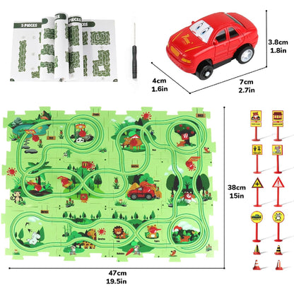 Pista de coches para niños PuzzleRacer