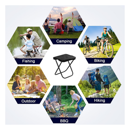 Llévala a todos lados – Silla Portátil que Soporta Hasta 100 kg