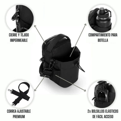 Bolso Canguro Organizador Magnético Gym