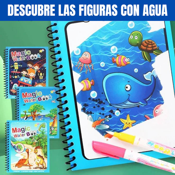 Libro Magico Para Colorear Con Agua