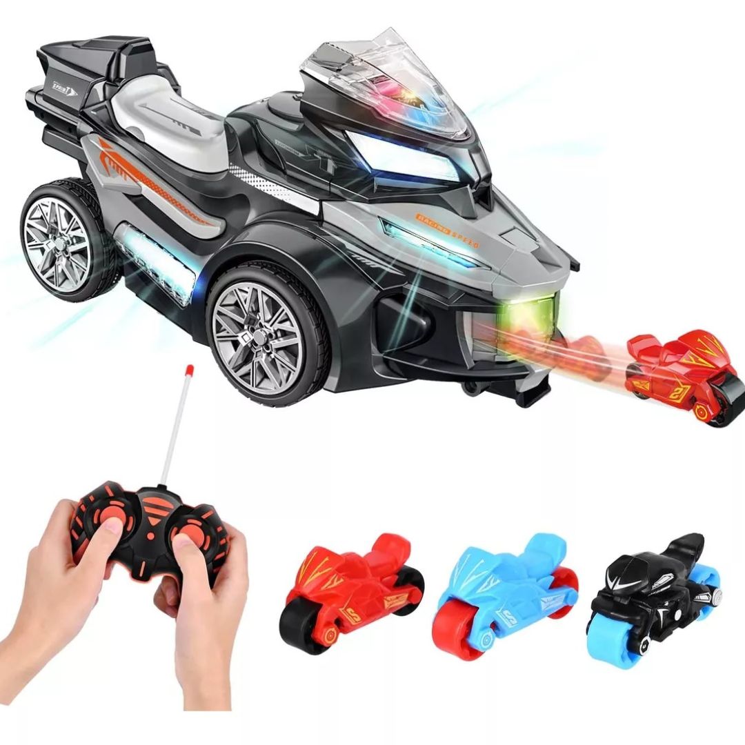 MOTO A CONTROL REMOTO LANZADOR DE MINI MOTOS