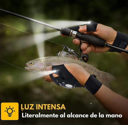 LumiHands- Guantes con linterna LED Impermeables