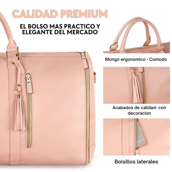 BOLSO VIAJERO PLEGABLE - PREMIUM ✅