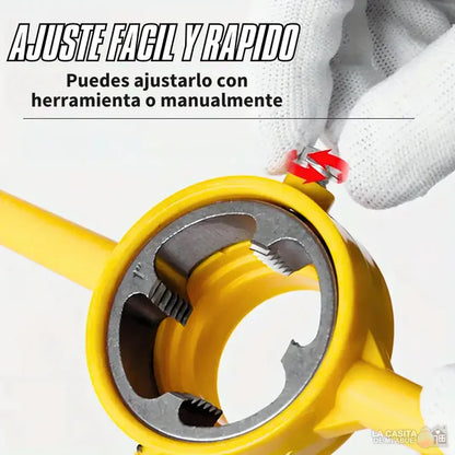 ROSCADORA MANUAL DE ACERO PARA TUBERÍA PVC