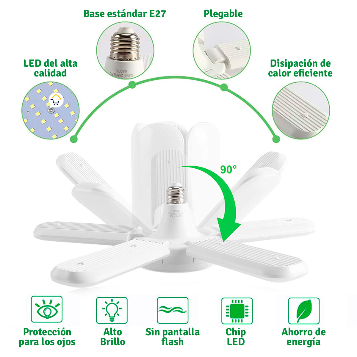 ASPAS LED PLEGABLE🎇🎆