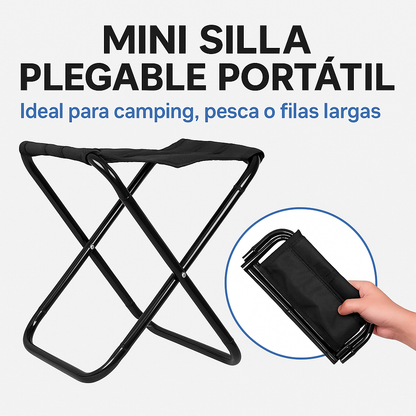 Llévala a todos lados – Silla Portátil que Soporta Hasta 100 kg