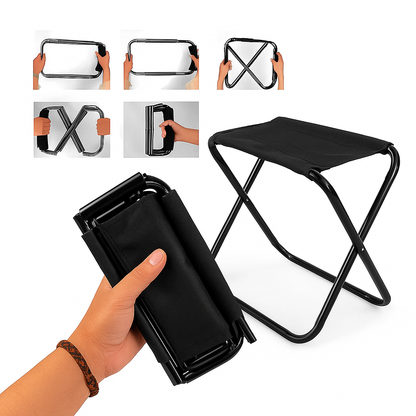 Llévala a todos lados – Silla Portátil que Soporta Hasta 100 kg