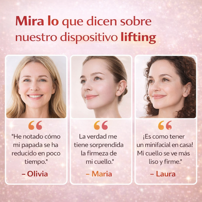 Masajeador Facial Reductor Papada Y Arrugas Con Tecnología LED E Iones Positivos – Reafirma y Tonifica