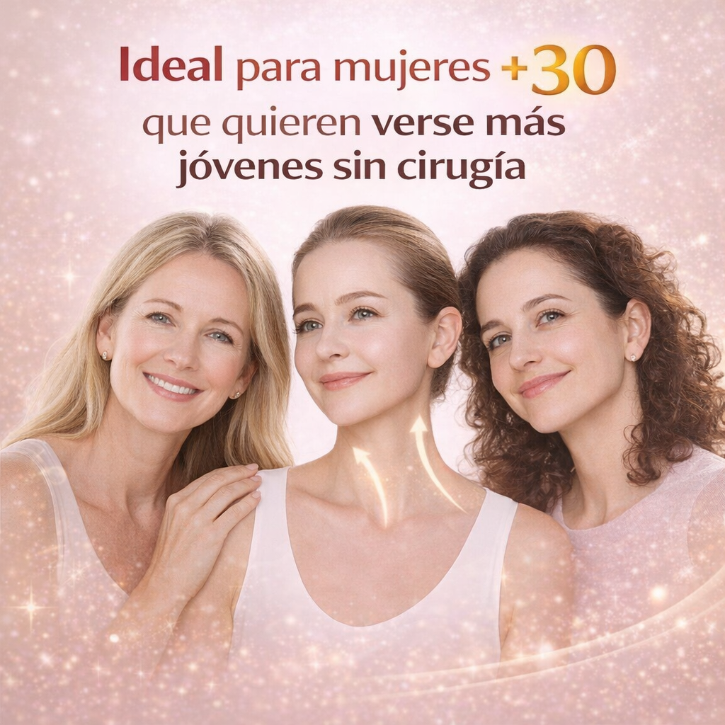 Masajeador Facial Reductor Papada Y Arrugas Con Tecnología LED E Iones Positivos – Reafirma y Tonifica