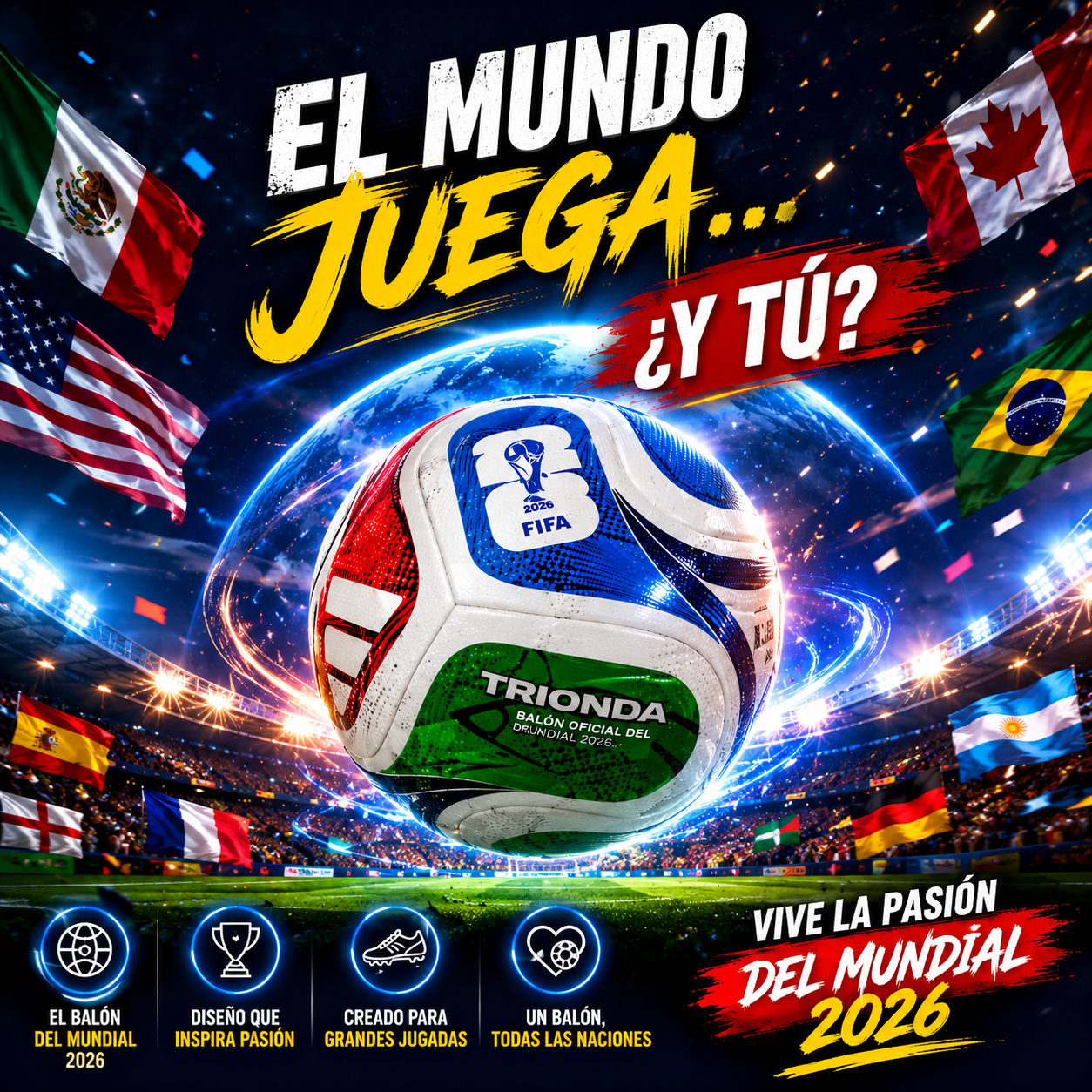 Trionda Champion 2026 – Balón Edición Mundial