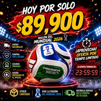 Trionda Champion 2026 – Balón Edición Mundial