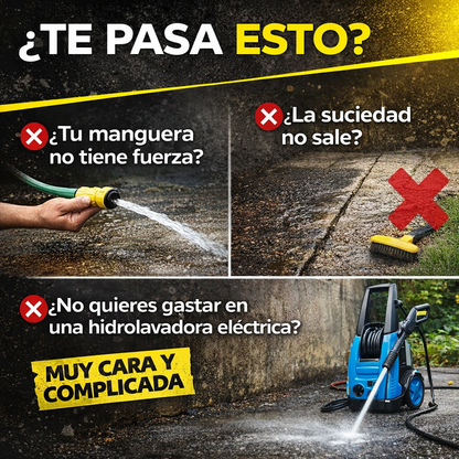 Water Zoom Hidrolavadora Limpiador Con Alta Presión De Agua