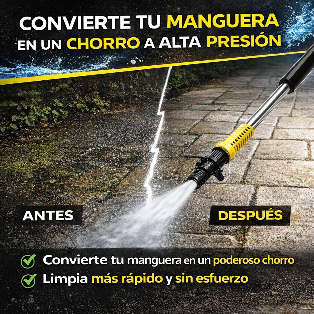 Water Zoom Hidrolavadora Limpiador Con Alta Presión De Agua