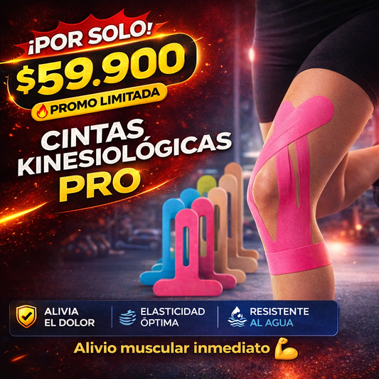 Cintas Deportivas Kinesiológicas - Adiós al Dolor, Recuperación Muscular y Máxima Elasticidad