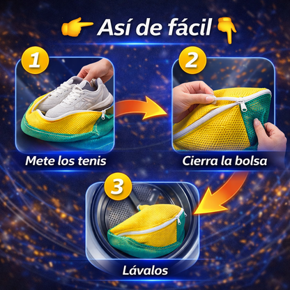 Funda para Lavar Tenis en Lavadora | Protege tus Tenis sin Dañarlos y sin Deformar