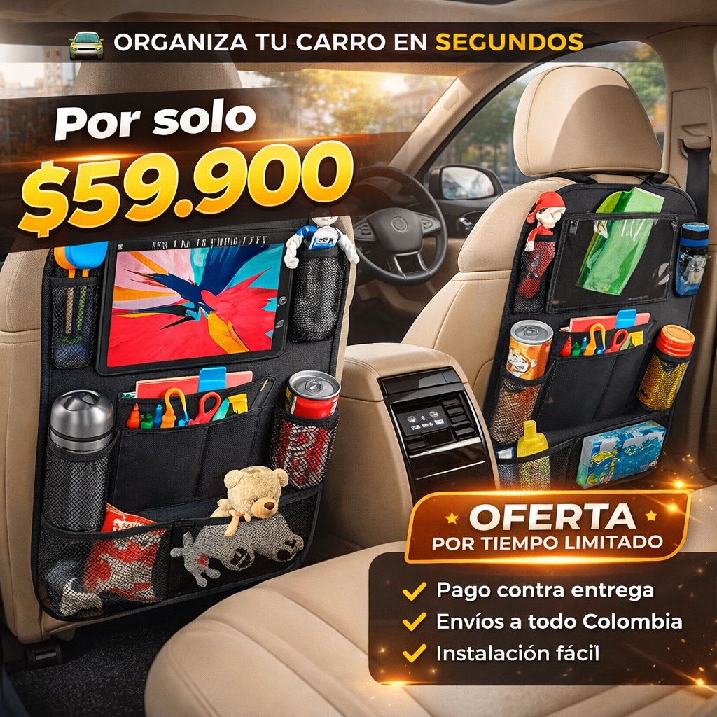 Organizador de Auto Multifuncional Premium