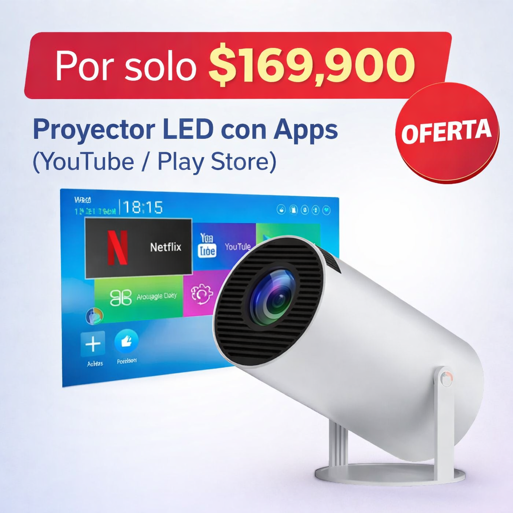 Proyector 4K Smart Android HY300