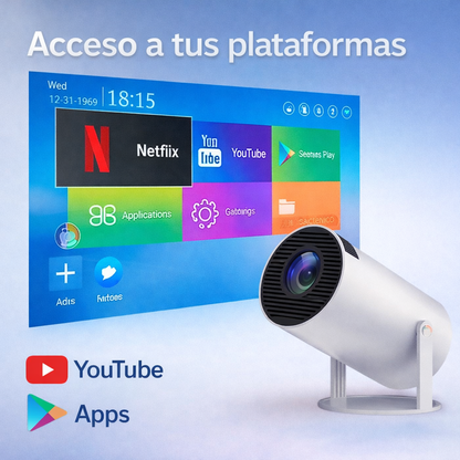 Proyector 4K Smart Android HY300