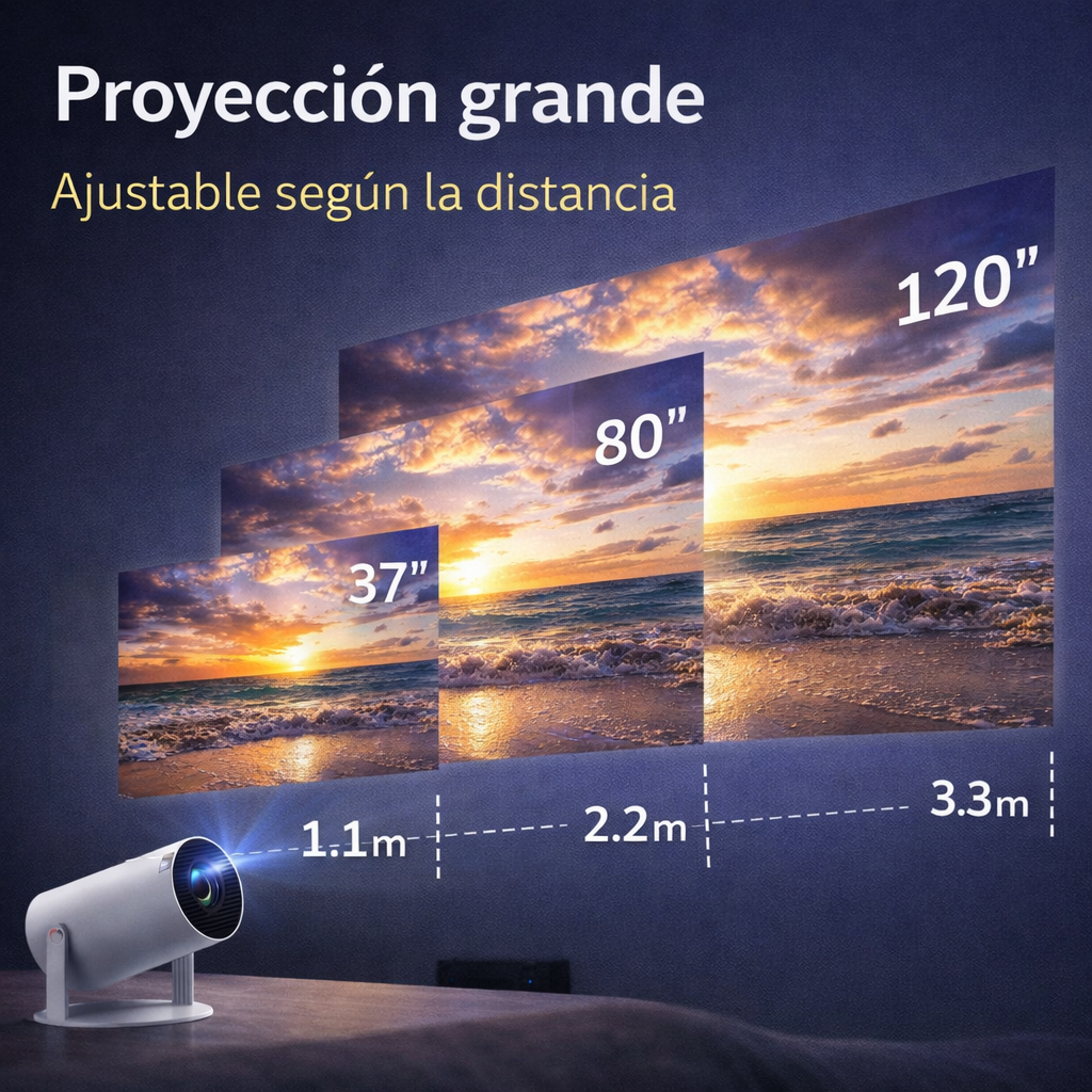 Proyector 4K Smart Android HY300
