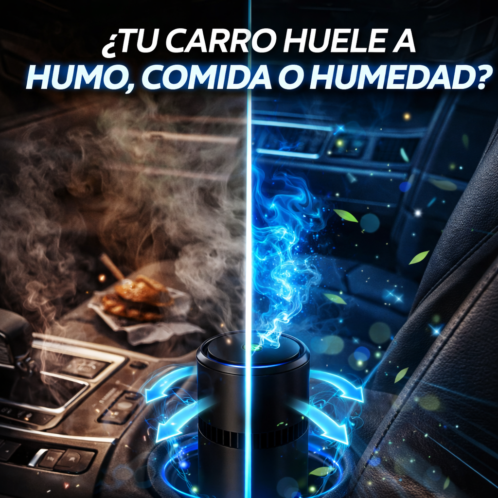 Elimina el Mal Olor de tu Carro en Minutos – IonFreshDrive Pro