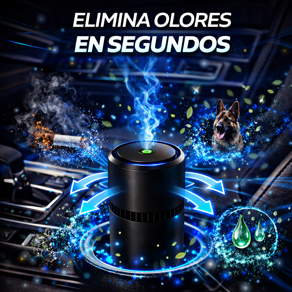 Elimina el Mal Olor de tu Carro en Minutos – IonFreshDrive Pro
