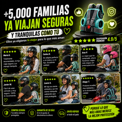 Cinturón de Seguridad para Niños de Moto - Protege lo que más amas en cada viaje