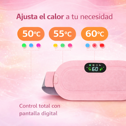 Cinturón Menstrual y Lumbar Termico con Calor y Masaje