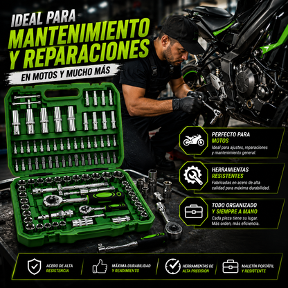 RATCHET PRO 108 | Juego de Rachets Profesional de 108 Piezas