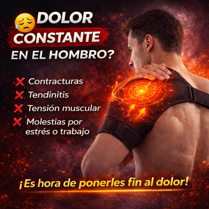 Hombrera Térmica con Masaje y Vibración Antidolores – Alivio Inmediato