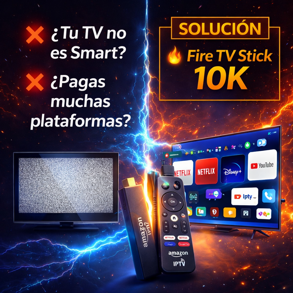 Tu TV vieja ahora será un Smart TV poderoso con el fire tv