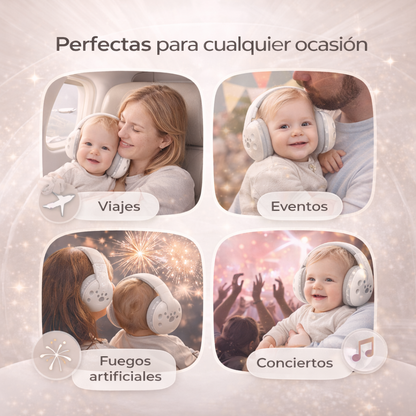 Orejeras Protectoras Auditivas para Bebé - Reduce el Ruido y Protege su Audición