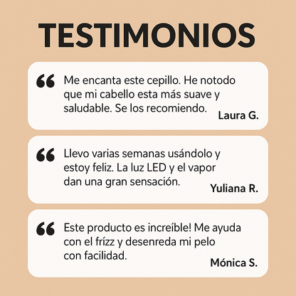 Cepillo Capilar LumiHair Reparación Pro