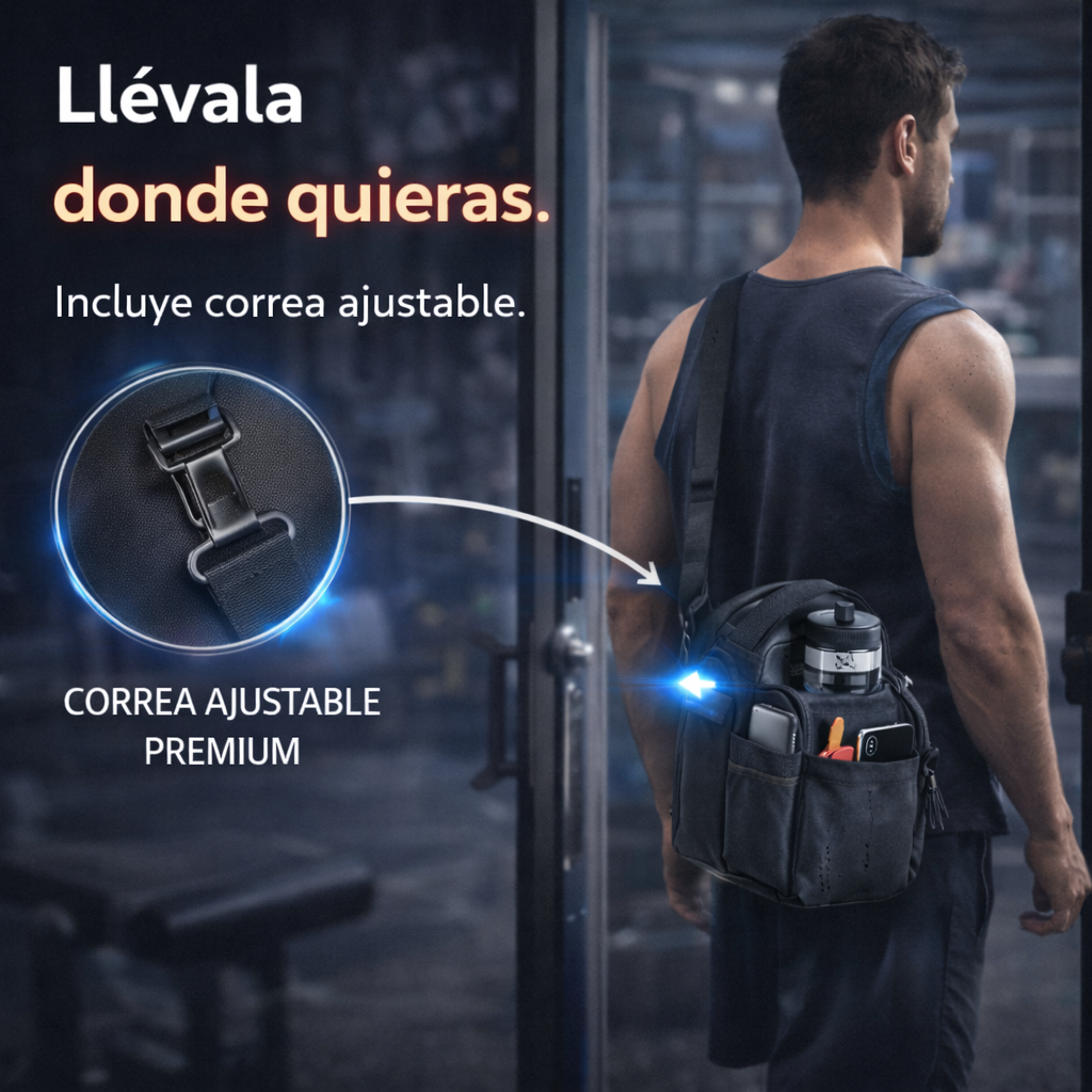 Bolso Canguro Organizador Magnético Gym