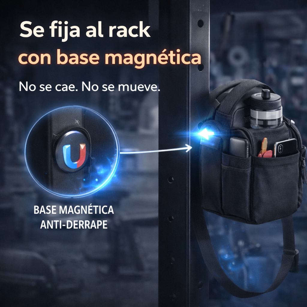Bolso Canguro Organizador Magnético Gym