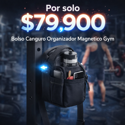 Bolso Canguro Organizador Magnético Gym