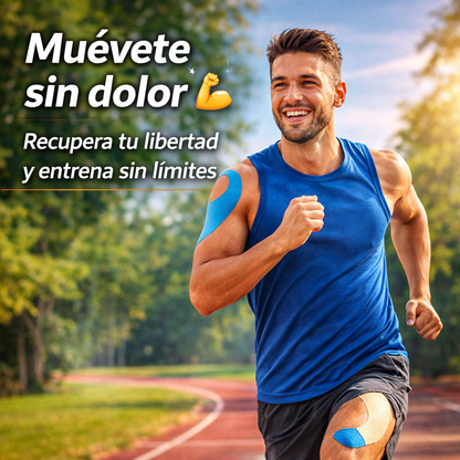 Cintas Deportivas Kinesiológicas - Adiós al Dolor, Recuperación Muscular y Máxima Elasticidad